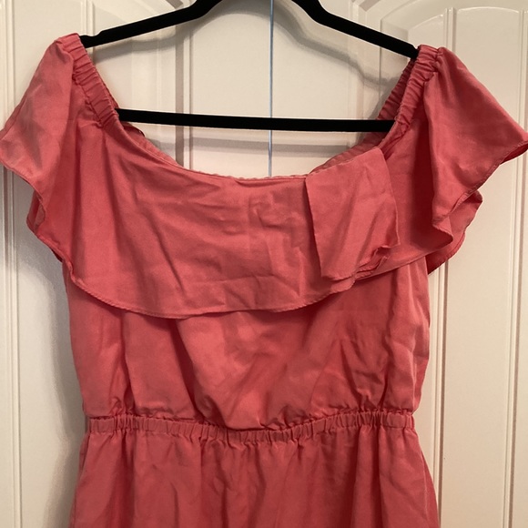 H Halston coral dress - medium - Picture 2 of 5
